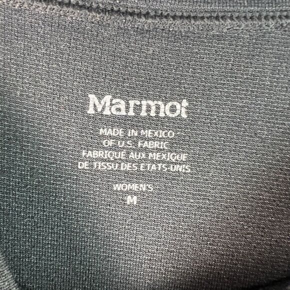 Marmot Baselayer Long-Sleeve Crew T-Shirt Women's Black Size Medium - Picture 3 of 5